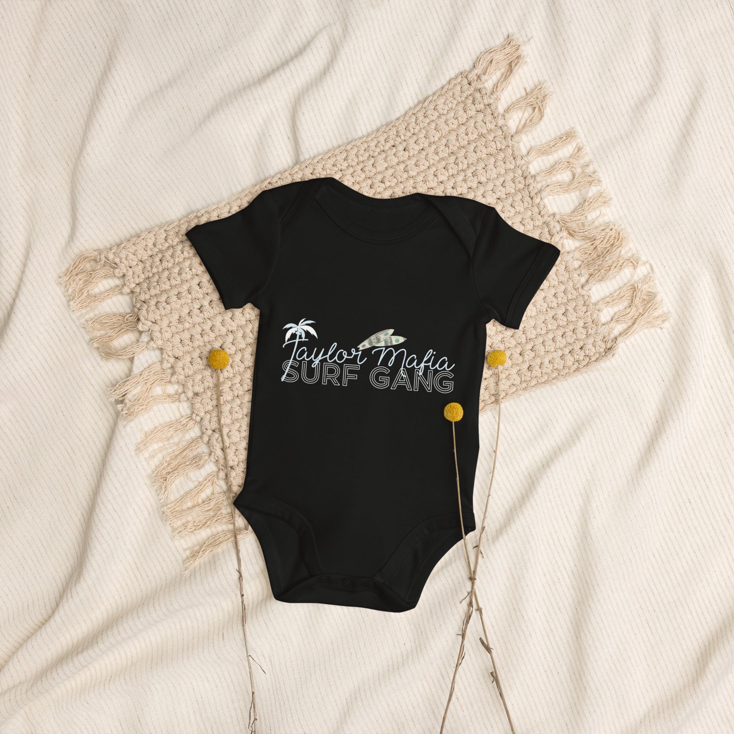 Organic cotton baby bodysuit