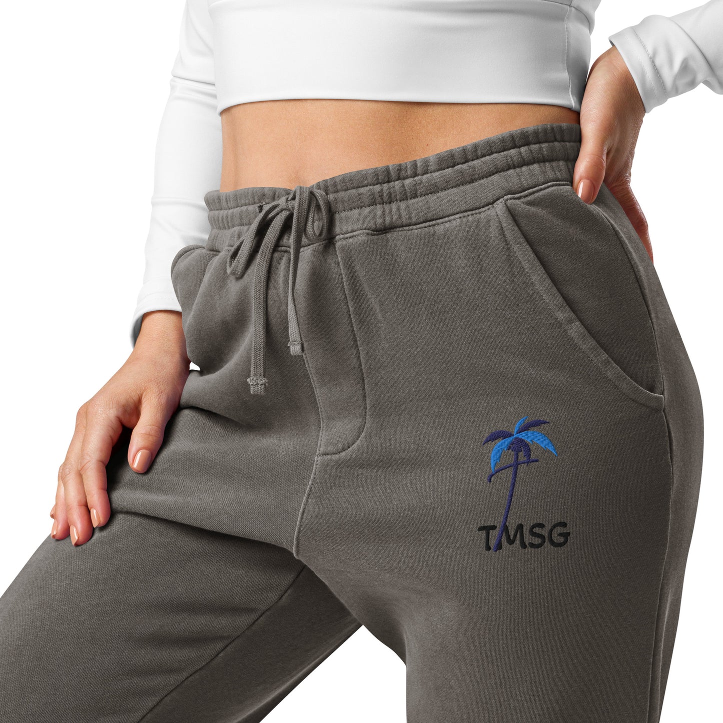 Unisex pigment-dyed sweatpants- TMSG JOGGERS